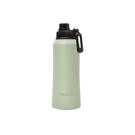 made by Fressko | Core Wide Mouth Insulated Stainless Steel Water Bottle-Sage | with Sip Lid | 34oz 1L |BPA-Free | Leak Proof Lid