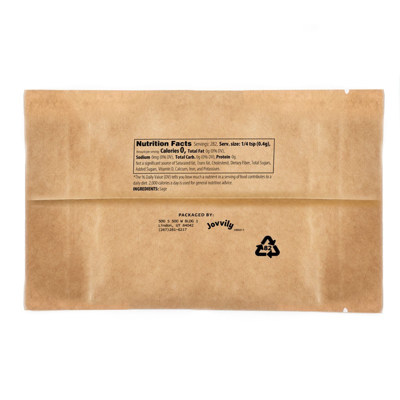 Jovvily Ground Sage - 4 oz - Traditional Herb Seasoning