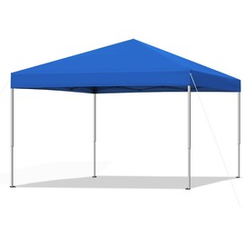 SAILARY 10x10 Instant Pop Up Canopy Tent - Ultimate Sun Shade and Party Shelter with Roller Bag， Blue