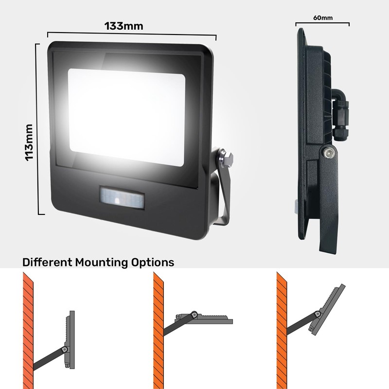 paul russells 10W Outdoor Motion Sensor Security Light – 6500K
