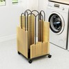AIWFL 4 Side Storage Hanger Stacker Cart, Hanger Organizer Stacker