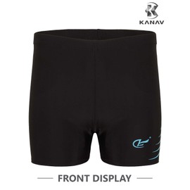 KANAV Men's Athletic Swim Jammers Quick Dry Square Leg Swimsuit for Men Drag Suits for Swimming Training Racing Mens Swim Briefs Competitive Swimwear