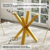 MAIKAILUN Modern Table Base Gold 28" Metal Coffee Table Legs