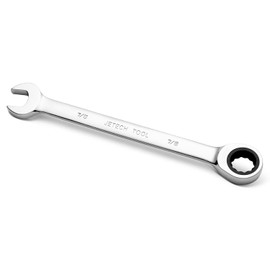 Jetech 7/8" Ratcheting Combination Wrench, 72-Tooth Reversible Gear Spanner with 12-Point Box End, Forged & Heat-Treated Chrome Vanadium Steel, Industrial Grade SAE Wrench