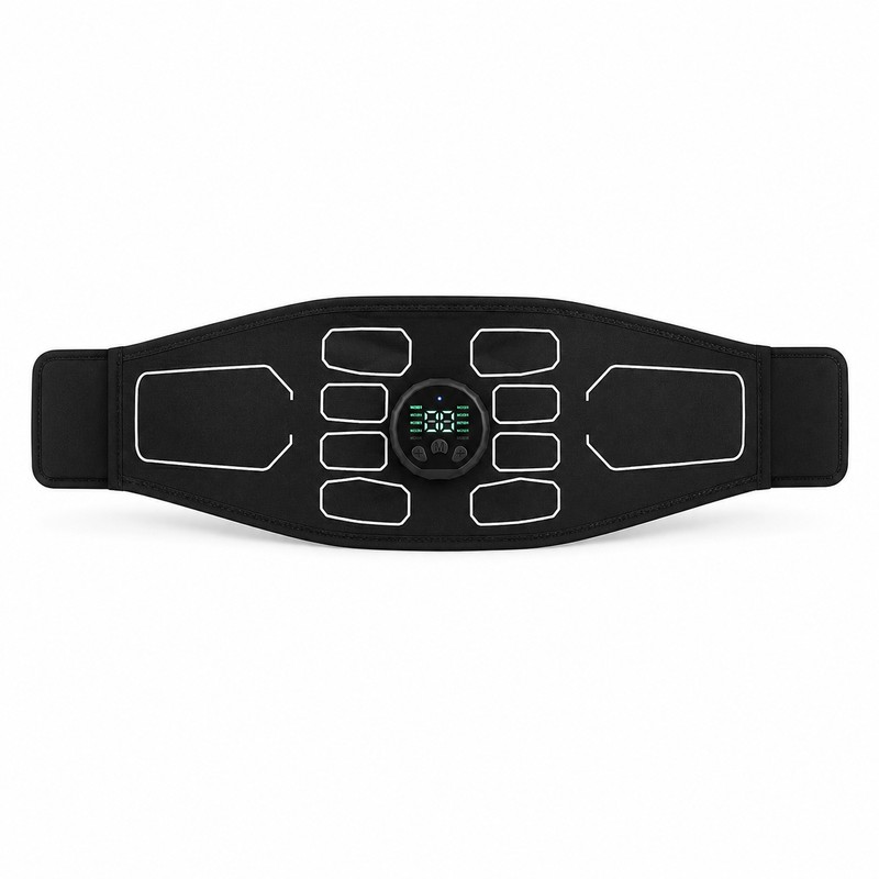 EMS Abdominal Toning Belt for Home Fitness – Portable Muscle