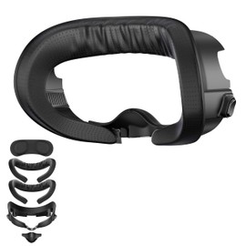 APEXINNO Facial Interface for Meta/Oculus Quest 3, VR Face Cover with 2 Breathable Foam Pads, Light-Blocking Nose Pad, Comfortable Cushion (Compatible Only with Meta Quest 3, Not 3S)