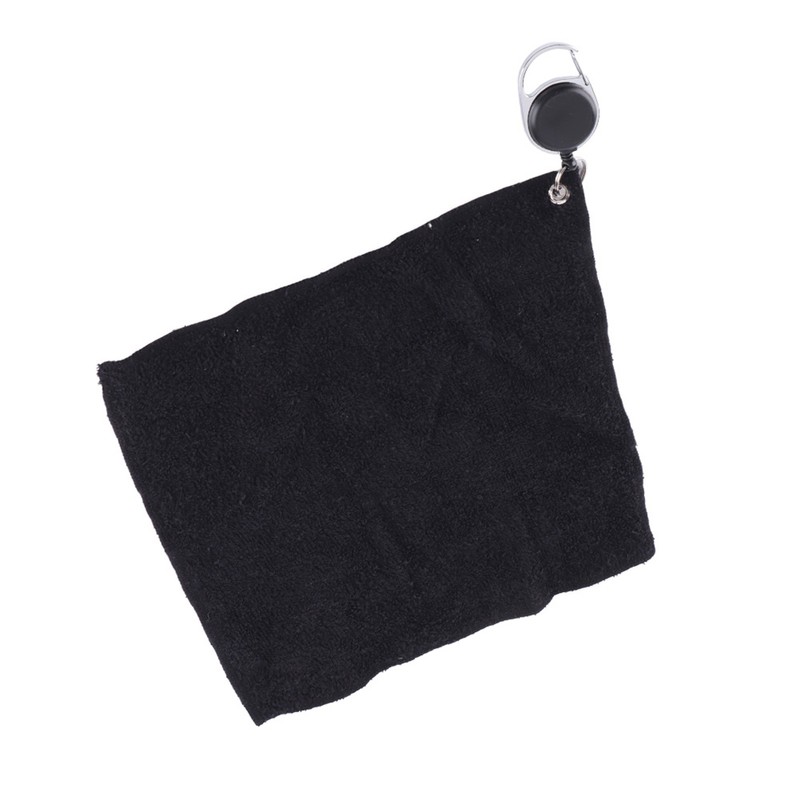 1 Pcs Double‑sided Plush Cotton Golf Club Cleaning Towel Cloth