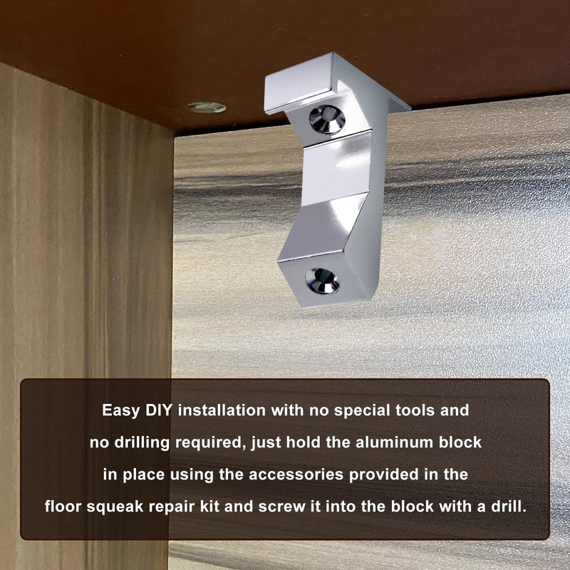 CNQLIS Squeaky Wood Relief Floor Repair Kit Can be Safely