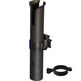 BMO Japan 20A0010 Hanging Pita Rod Holder for Rails, Black, Medium Size
