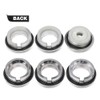 ALLGOOD Dash Knob Bezels and Gaskets Compatible with 1962 Galaxie/Full-size