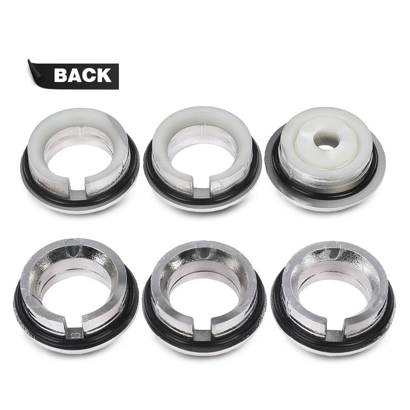 ALLGOOD Dash Knob Bezels and Gaskets Compatible with 1962 Galaxie/Full-size