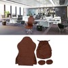 Gaming Chair Covers Comprehensive Protection Stretchable Comfortable Waterproof Black PU