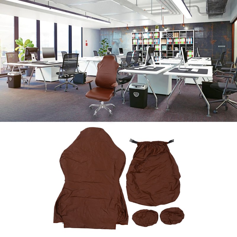 Gaming Chair Covers Comprehensive Protection Stretchable Comfortable Waterproof Black PU