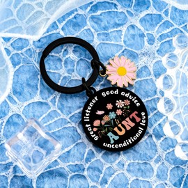 Aunt Christmas Gifts Auntie Keychain Aunt Birthday Gifts for Aunts From Niece Auntie Gift for Women Pregnancy Announcement for Aunts Christmas Gift for Her Promoted to Aunties