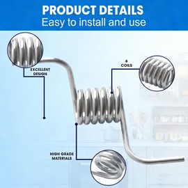 MEEIHUI (2-Pack Door Spring MHY62044106 Compatible with LG Ken-More Refrigerator - Replaces AP5657415 PS6012670 2676261 LFX31925ST 482317842075 48231784412 LFX28978ST LMX28988ST