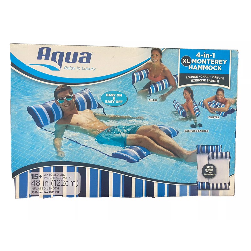 Aqua Leisure 2 PACK EXTRA LARGE aqua 4-in-1 Monterey Hammock