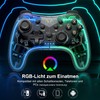 HASACOOL Switch Controller, Switch Pro Controller mit Transparent/Leuchtend/Aufwecken/App-Steuerung, Wireless Controller