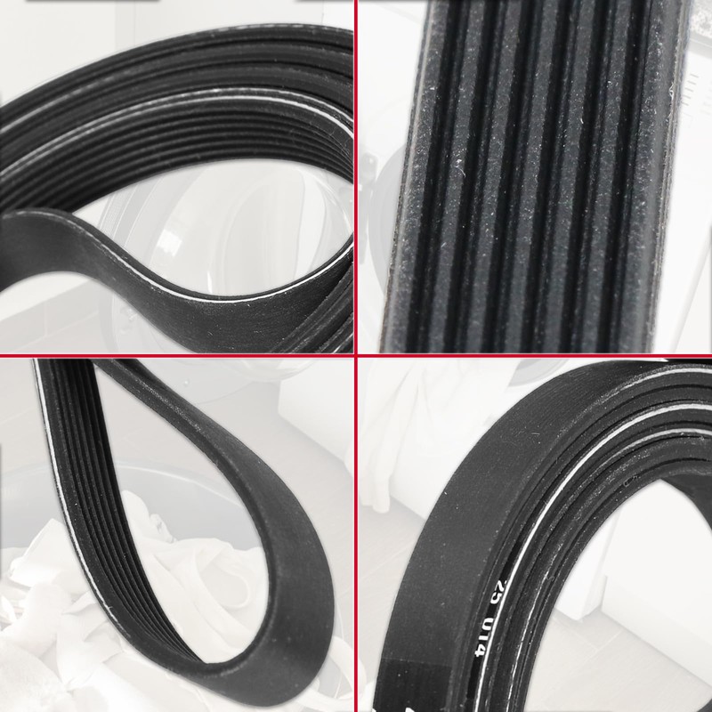 SPARES2GO Poly-V Drive Belt for Bush BCGBTD8HP TD7CNBCW Tumble Dryer