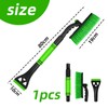 Ayizhiniu Car Ice Scraper with Broom Snow Brush Car 2-in-1