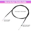 CILOYU 84 inch Go Kart Throttle Cable Kit Replacement for