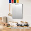 Stainless Steel Chopping Board, Thick Metal Chopping Board, Cutting Mat,