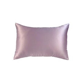Pillowcase 43 63 100% Natural Silk, Double-Sided Silk Pillow, Anti-Static, Beautiful Skin, Hair Touch, Cooling Sensation, Zipper Included, Silk Pillow Case, OEKO Certified (Single Item, Lavender)