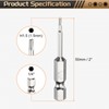 HARFINGTON H1.5 Hex Head Screwdriver Bit 1.5mm Metric Flat Tip