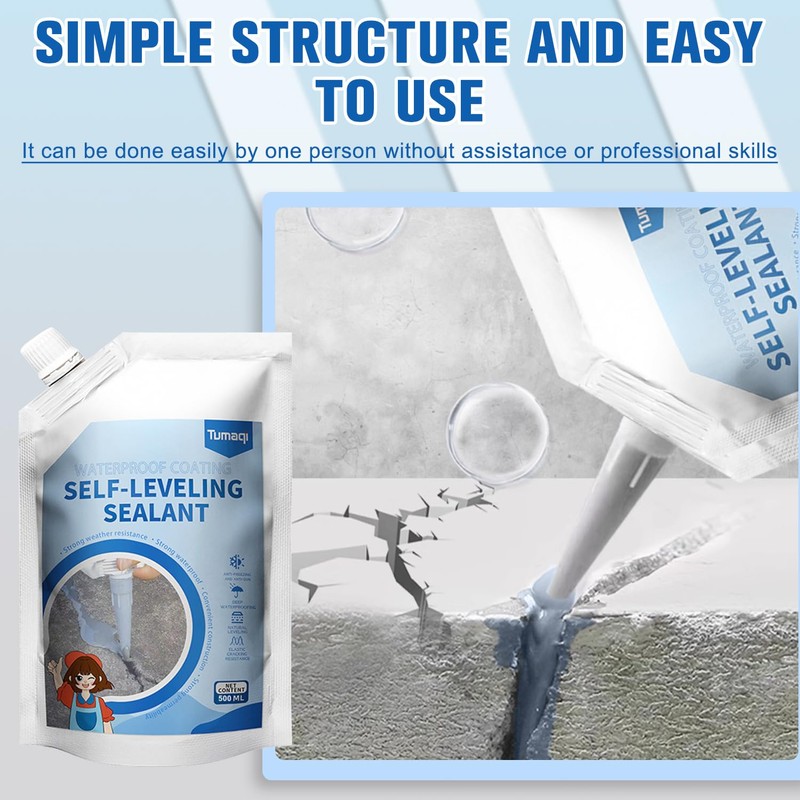 Concrete Caulking Adhesive,Self Leveling Concrete Crack Filler,Self Leveling Sealant,Heavy Duty