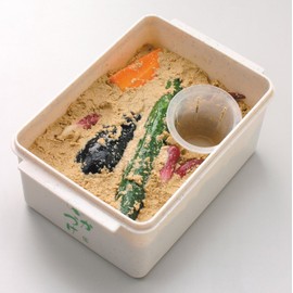 Skater MTH1 Marinated Bran Container, Made in Japan, Includes Water Drain and Bettera-Pickle, Pickled in Miso, Refrigerator Storage, White