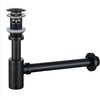 Segistan Bathroom Basin Sink Stopper P-Trap Complete Set, Adjustable Height