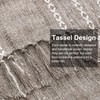 OTOSTAR Table Runner with Tassels 13x36 Inch Rustic Farmhouse Table