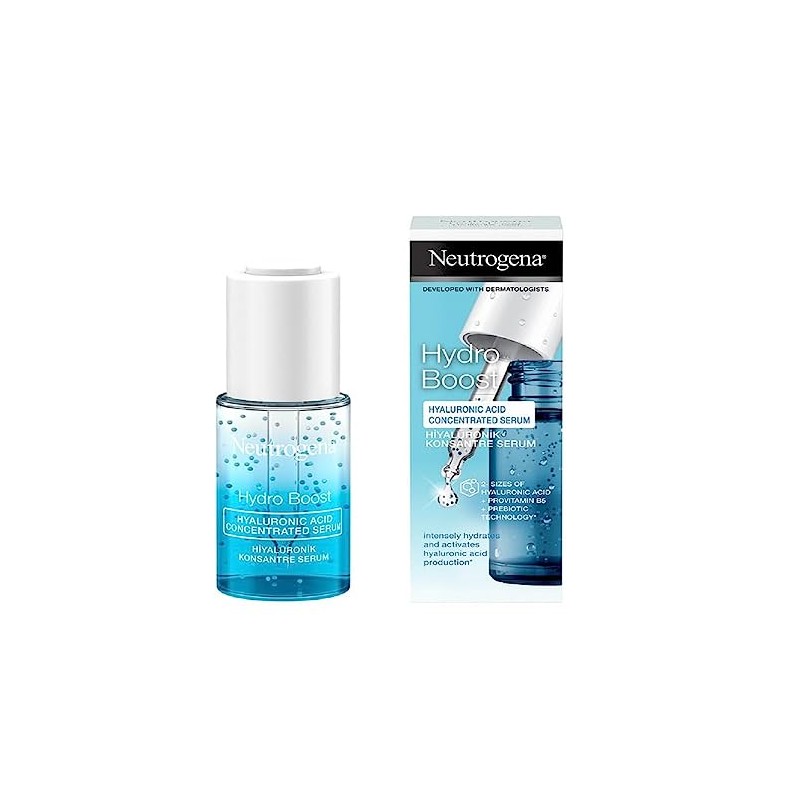 Neutrogena Hydro Boost Hyaluronic Concentrate (15 ml), Face Care with