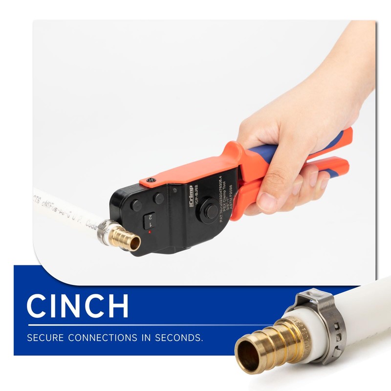 iCrimp One-Hand PEX Pipe Cinch Tool meet ASTM F2098 Standard