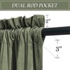 RYB HOME Velvet Curtains 63 inches Long, Rod Pocket Soft