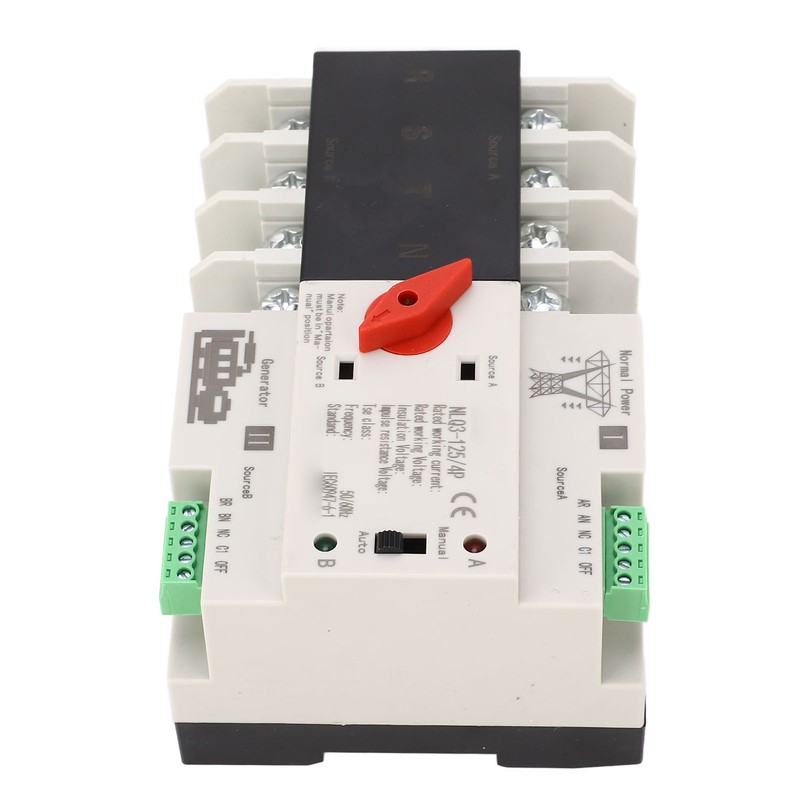 Dual Power Automatic Transfer Switch 4P Fast Switching PC AC