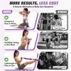 WOQQW Multifunction Pedal Resistance Band with Handle, Upgraded 3 Tube