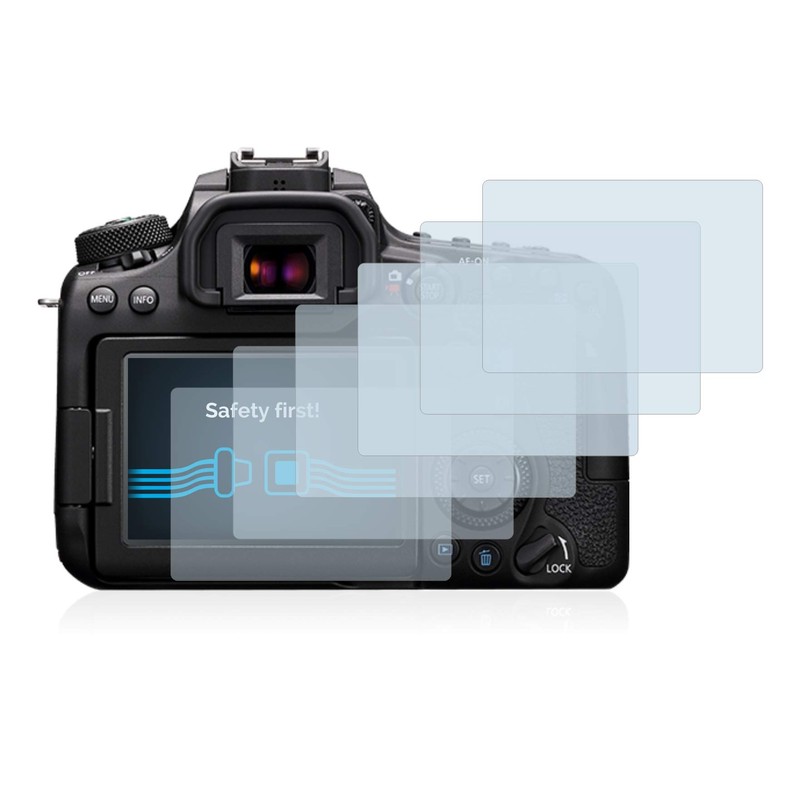 Savvies Screen Protectors for Canon EOS 90D Ultra Transparent Pack