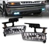 G-PLUS Fog Lights Lamp Left Right Compatible With 1999-2002 Chevy Silverado 1500/2500/2001 2002 Chevy Silverado 3500/2000-2003 2004 2005 2006Tahoe Suburban Compatible With Chevy Suburban(Clear)