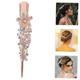 WOONEKY Metal Hair Clip for Women and Teens Elegant Vintage Hair Styling Accessory Durable Non Deformable Design for Ceremonies Weddings and Everyday Use