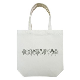 Sinada Global Mochi Series Tote Bag, Mochi Series Pattern, White, Miscellaneous Goods, Bag, Eco Bag, Tote, Animal, Penguin, Frog, Animal