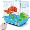 BPS BPS-1255 Hamster Cage with Feeding Bowl, Drinker, Wheel, Special