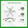 LADAMI Wire Brush Cutter Trimmer Head,Unbreakable Wired Trimmer Blade for