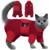 Cat Anxiety Relief Clothes, Adjustable Calming Shirt Suitable for Small
