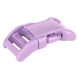 YKK - 5/8 Inch Contoured Side Release Plastic Buckle - (Lavender, 10 Pack)