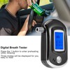 LCD Digital Breath Tester Mini Portable Blowing Type Professional Breathalyzer