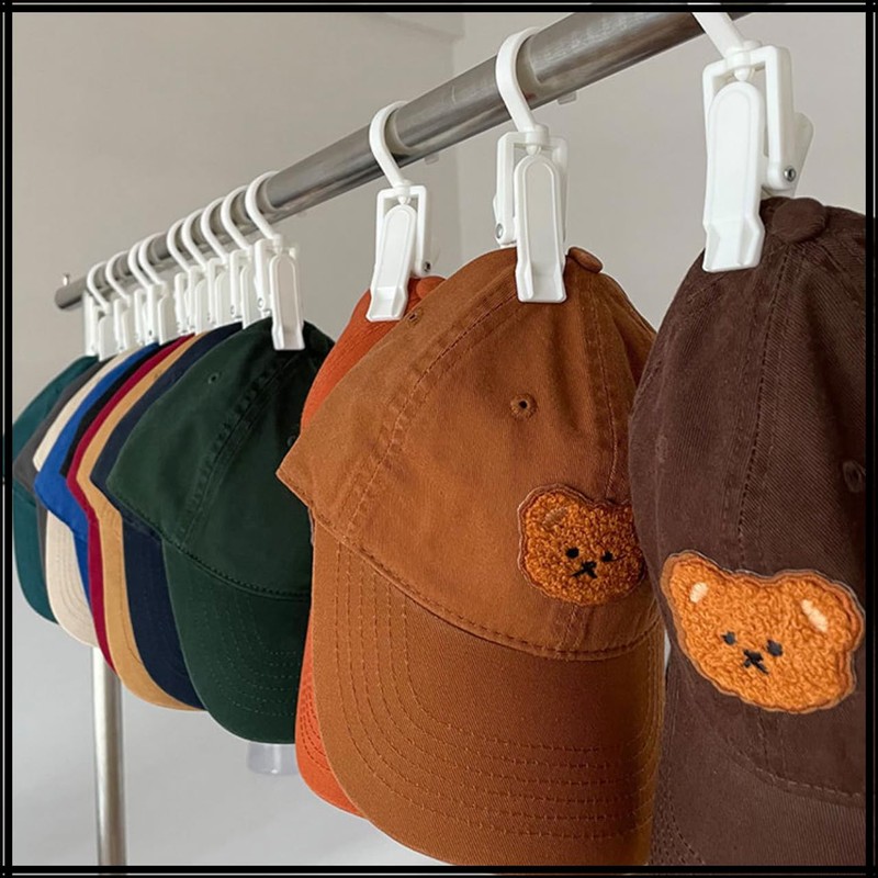 White Fang CZ258 Hat, Cap, Bear, Y2K, Cute, Vintage, Casual,