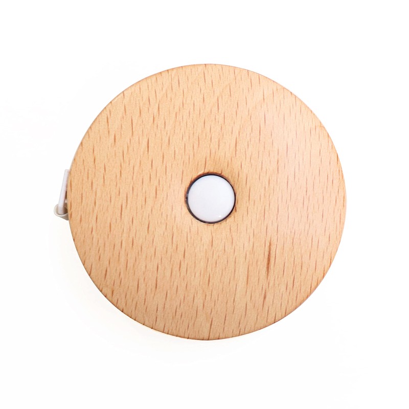 KnitPro Tape Measure Round Beech Wood - 3pcs
