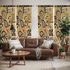 Ambesonne Bohemian Window Curtains Pack of 2, Ethnic Pattern with