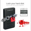 Aswalling HDD Enclosure SSD Case Encrypted Hard Drive Enclosure 5Gbps