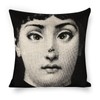 Lina Cavalieri Pillow Cover, Lina Cavalieri Artificial Linen Throw Pillow